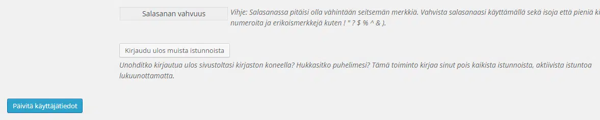 Uloskirjautuminen
